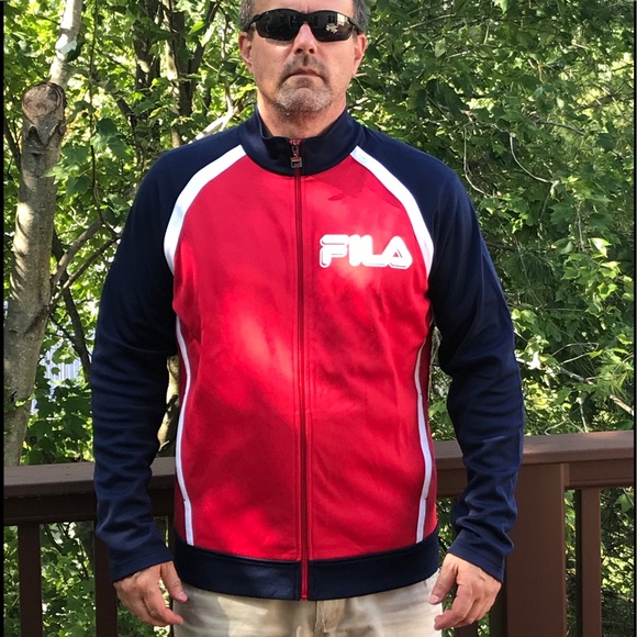 FILA Retro Logo Track Jacket - Picture 2 of 7